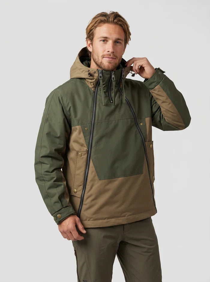 Men's Jackets Waterproof Anorak Jacket Multi-Zip Design Hooded Color-Blocked Outdoor & Streetwear Style For Fall Winter
